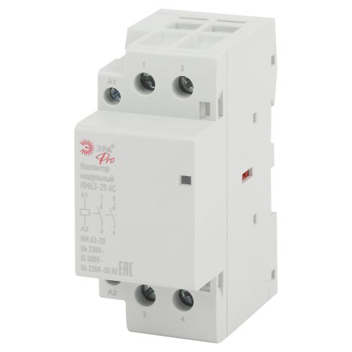 Контактор модульный КМ63-20 AC PRO NO-902-296 ЭРА Б0049161