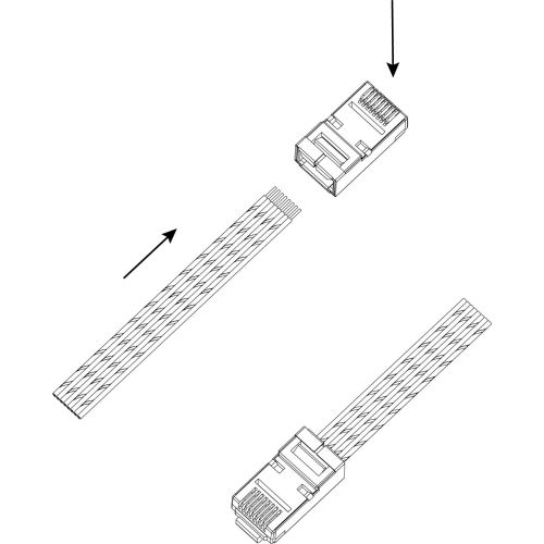 Джек RJF-1 RJ-45 8P8C CAT 5e экранированный ЭРА Б0048301