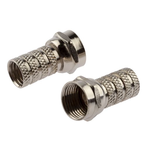 Разъем Simple RS-F-6-2 для кабеля RG-6 2 шт ЭРА Б0048286