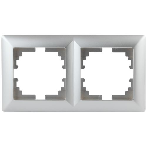 Рамка 2-м СП Solo алюм. 4-502-03 Intro Б0043412