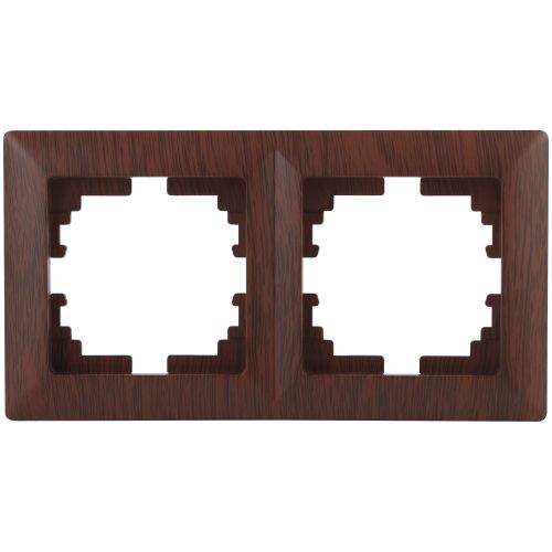 Рамка 2-м СП Solo венге 4-502-10 Intro Б0043415