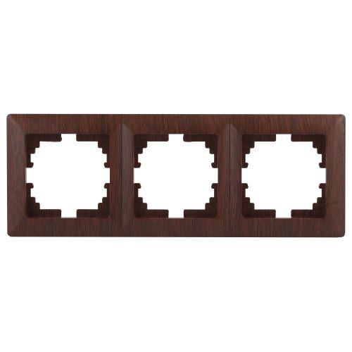 Рамка 3-м СП Solo венге 4-503-10 Intro Б0043422
