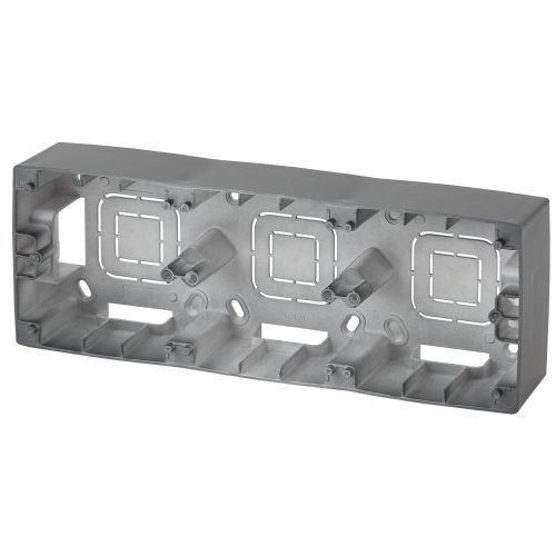 Коробка наклад. монтажа 2 поста Эра12 графит 12-6102-12 ЭРА Б0043176