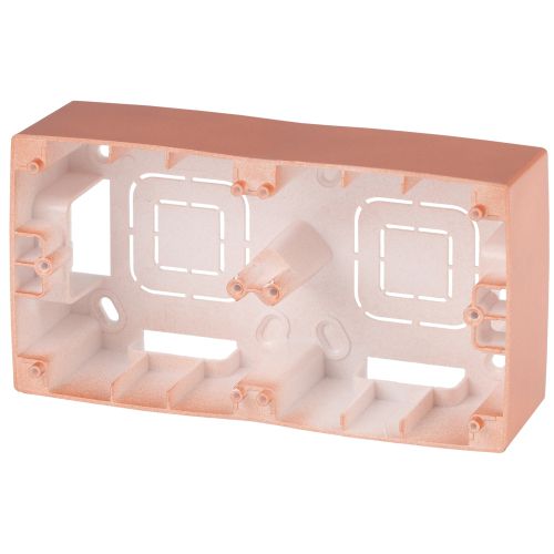 Коробка наклад. монтажа 2 поста Эра12 медь 12-6102-14 ЭРА Б0043178