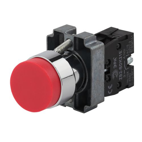 Кнопка управления LAY5-BL41 без подсветки красн. 1з BBT70-BL-K05E ЭРА Б0045672