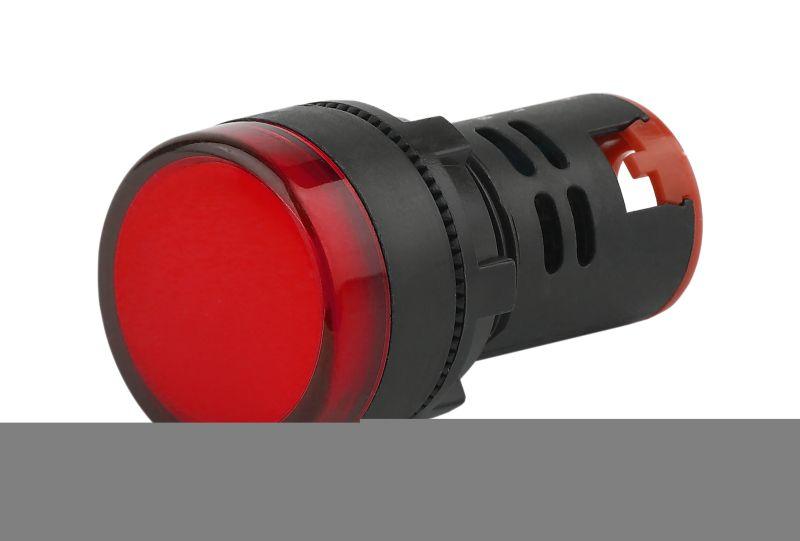 Лампа AD22DS(LED) матрица 22мм красн. 12В AC/DC BLS10-ADDS-012-K04E ЭРА Б0045603