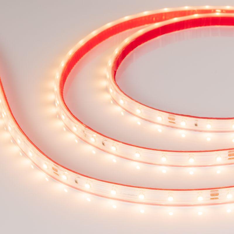 Лента светодиодная RTW-PS-A60-10mm 24V Warm 2700К 4.8Вт/м IP67 2835 герметичная (уп.50м) Arlight 024566(2)