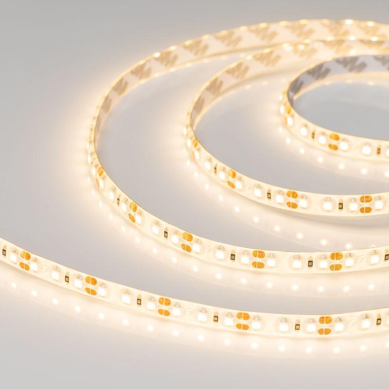 Лента светодиодная RTW-SE-A120-8mm 12V Warm 3000К 9.6Вт/м IP65 2835 герметичная (уп.5м) Arlight 015730(2)