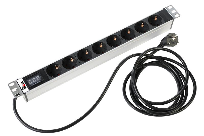 Блок распределения питания R-16-8S-AM-440-3 8хSchuko 16А базов. горизонт. 3м Rem 1299640