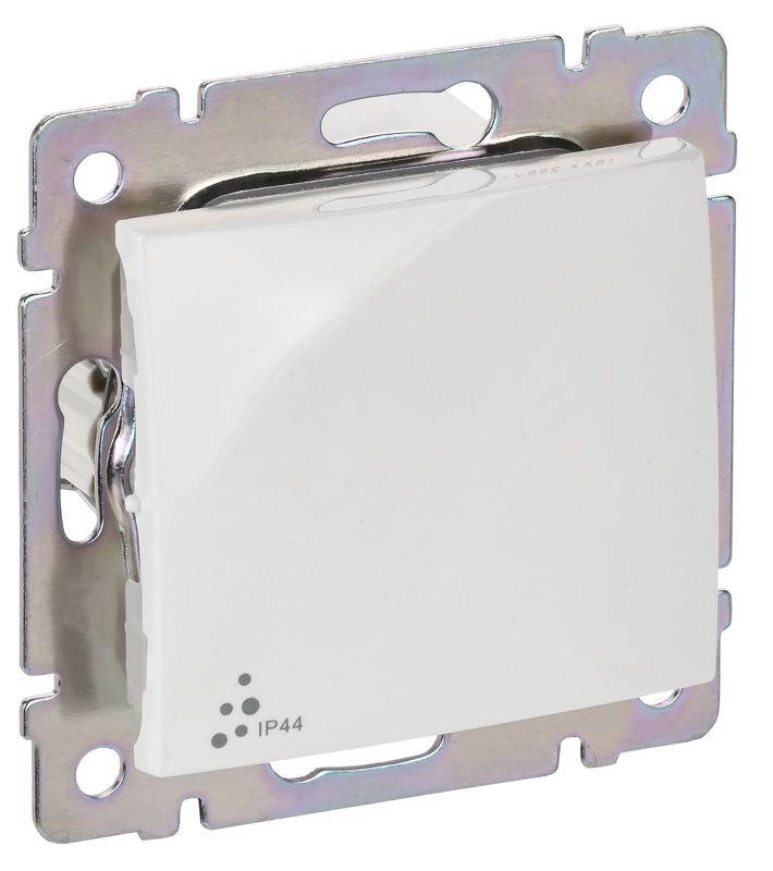Переключатель проходной 1-кл. СП Valena 10А IP44 250В механизм бел. IEK 774206