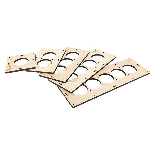 Установочная коробка с шаблон для сверления