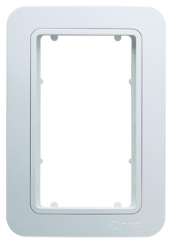 Рамка+вставка для 2-м розетки Lillium бел. 18002710