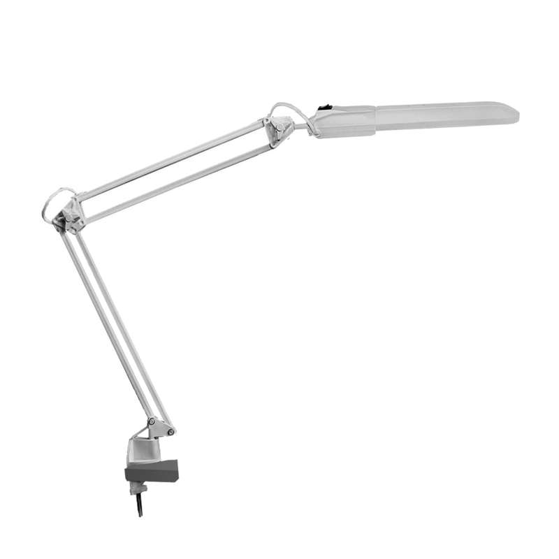 Светильник Дельта настол. на струбцине с ЭПРА 11Вт с лампой КЛЛ 2G7 сер. Трансвит 134