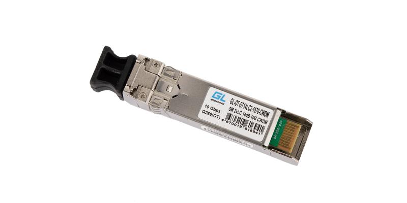 Модуль SFP+CWDM 10Гбит/с два волокна SM 2xLC 1410нм 14dB NIKOMAX GL-OT-ST14LC2-1410-CWDM