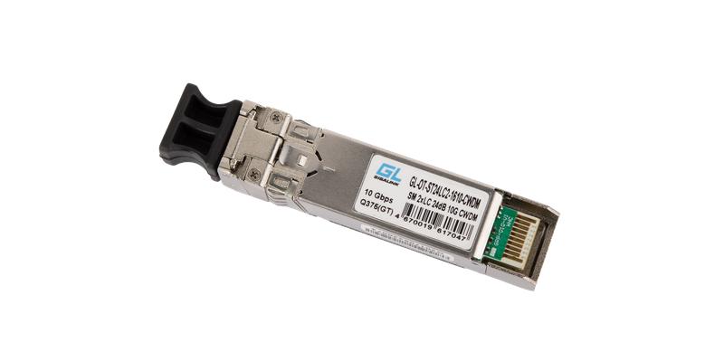 Модуль SFP+CWDM 10Гбит/с два волокна SM 2xLC 1590нм 24dB NIKOMAX GL-OT-ST24LC2-1590-CWDM