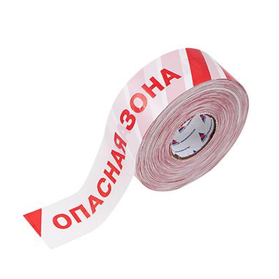 Лента оградительная ЛО-500 "Опасная зона" 75мм желт./черн. (рул.500м) Протэкт 8297