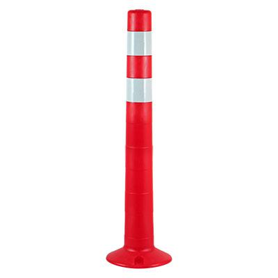 Столбик сигнальный упругий ССУ-750мм с 2-мя с/о полосами красн. Протэкт Н0006984