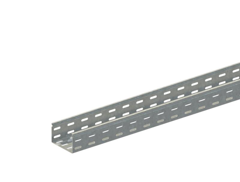 Лоток прямой замковый перфорированный 100х100 L2000 сталь 1.2мм ЛМс-ПЗ цУТ2.5 СОЭМИ Н0122131632