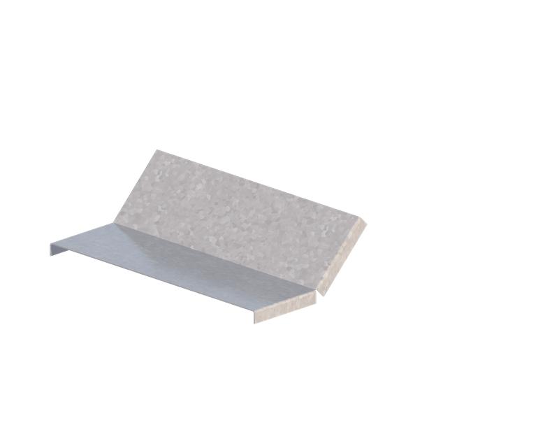 Крышка для лотка углового осн.300 сталь 1.2мм ЛМсК-45В цУТ2.5 СОЭМИ Н0122450135