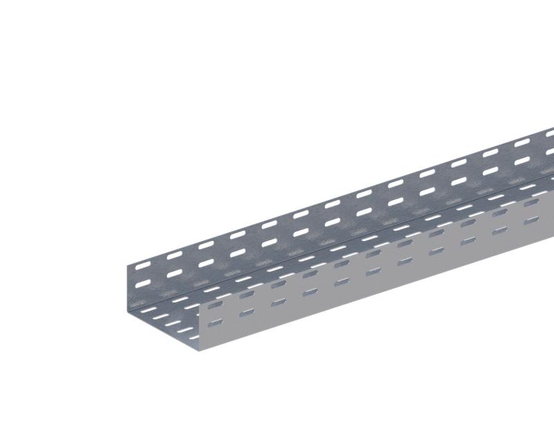 Лоток монтажный прямой перфорированный 150х50 L2000 сталь 1.2мм ЛПП.150.50.2000.1.2.1 СОЭМИ Н0121111333