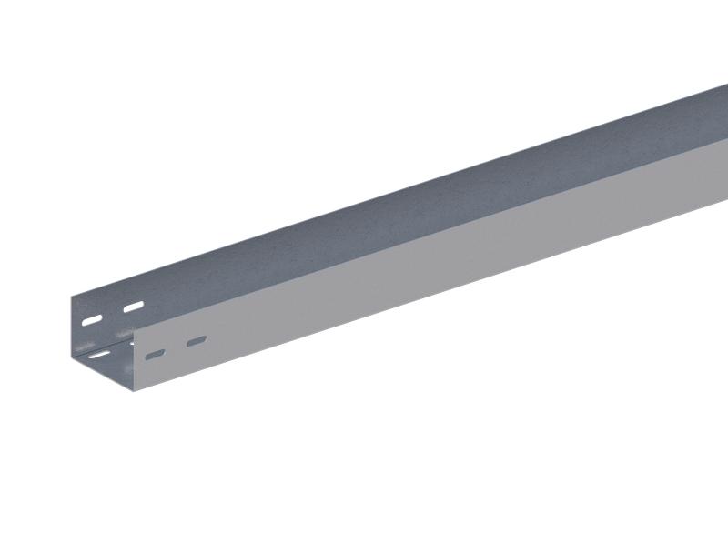 Лоток монтажный прямой неперфорированный 100х80 L2000 сталь 1.2мм ЛПН.100.80.2000.1.2.1 СОЭМИ Н0121121532