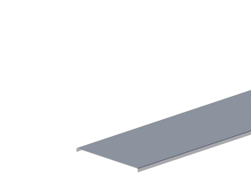 Крышка лотка монтажного прямого осн.200 L2000 сталь 1.2мм ЛК.200.15.2000.1.2.1 СОЭМИ Н0121211134