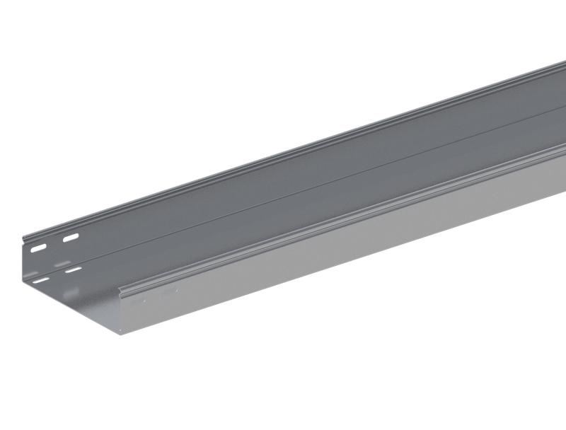 Лоток монтажный прямой замковый неперфорированный 200х65 L2000 сталь 1мм ЛПНЗ.200.65.2000.1.1 СОЭМИ Н0121141424