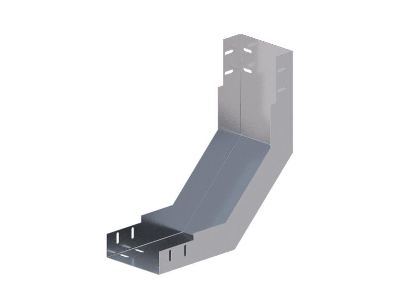 Лоток монтажный угловой 90град. вверх 150х65 сталь 1.2мм ЛУ90В.150.65.393.1.2.1 СОЭМИ Н0121320433