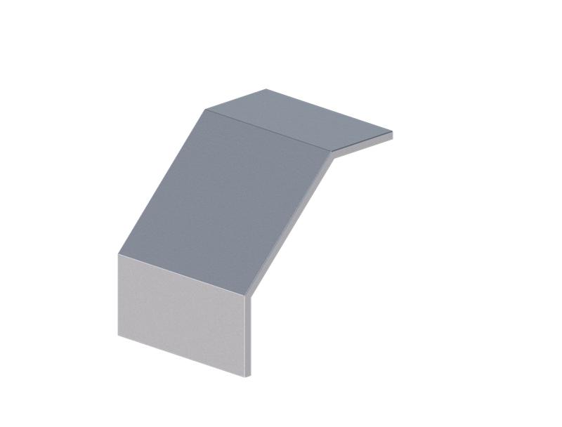 Крышка для лотка углового осн.300 сталь 1.2мм ЛМсК-90Н цУТ1.5 СОЭМИ Н0121430135