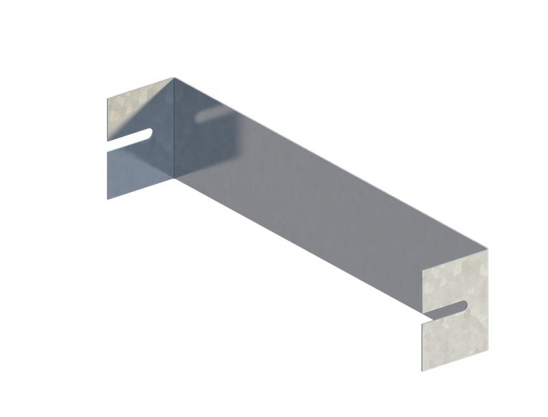 Заглушка для лотка 300х80 сталь 0.7мм ЛМс-ЗГ цУТ2.5 СОЭМИ Н0122560515