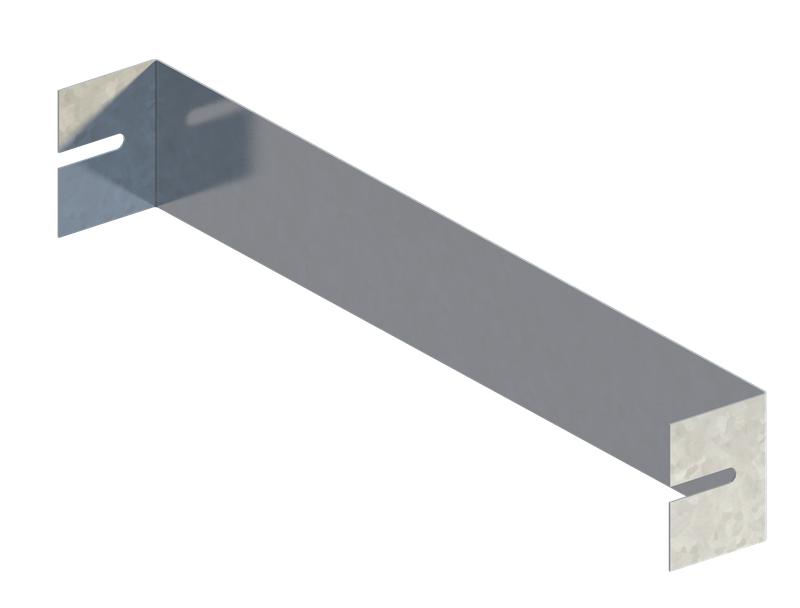 Заглушка для лотка 400х80 сталь 1мм ЛМс-ЗГ цУТ2.5 СОЭМИ Н0122560526
