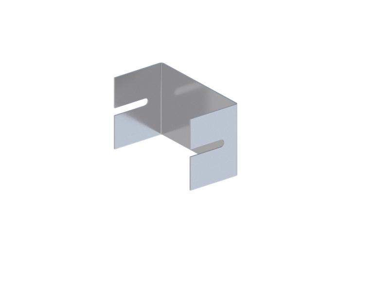 Заглушка для лотка 100х100 сталь 1мм ЛМс-ЗГ цУТ1.5 СОЭМИ Н0121560622