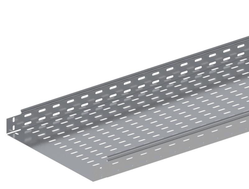 Лоток монтажный прямой перфорированный монтаж без соединителей 400х80 L2000 сталь 1мм ЛППМ.400.80.2000.1.1 СОЭМИ Н0121151526