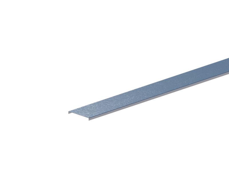 Крышка для лотка прямого H=24мм сталь 1.2мм НЛК10-П2.87 цУТ1.5 СОЭМИ Н0111130322