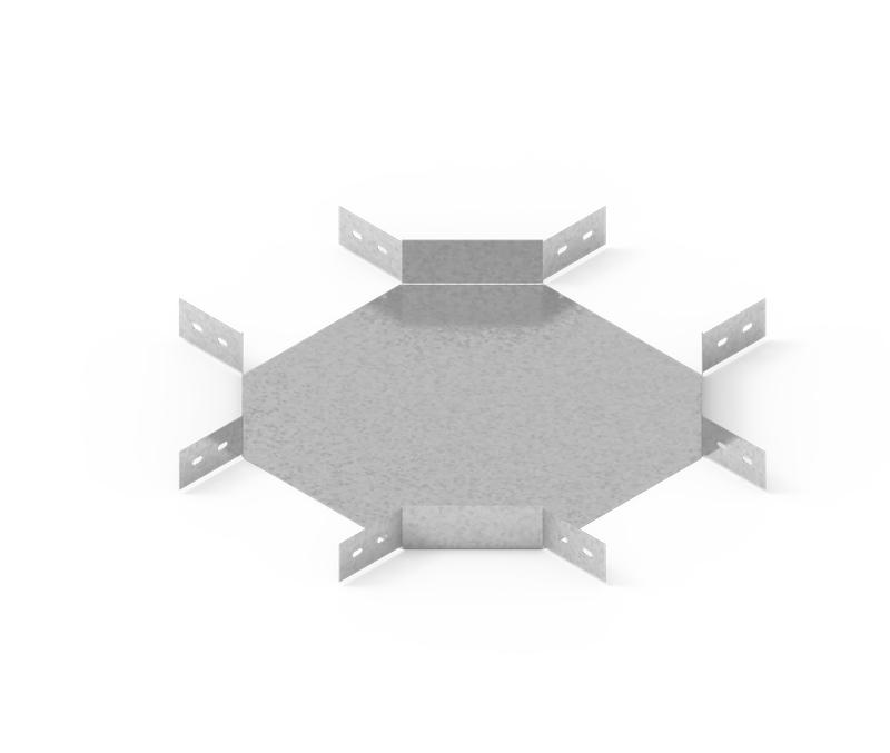 Лоток крестообразный H=50мм сталь 1.5мм НЛ20-К цУТ1.5 СОЭМИ Н0111123433