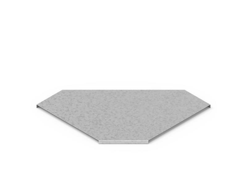 Крышка для лотка углового H=50мм сталь 1.2мм НЛК20-У90 цУТ1.5 СОЭМИ Н0111140335