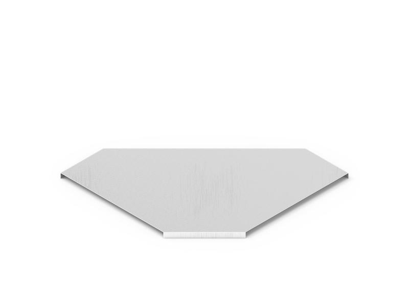 Крышка для лотка углового H=50мм сталь 1.2мм НЛК40-У90 У3 СОЭМИ Н0113140355