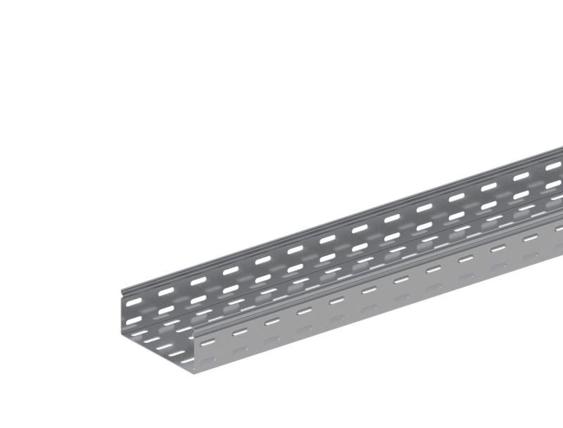 Лоток монтажный прямой замковый перфорированный 150х80 L3000 сталь 1мм ЛППЗ.150.80.3000.1.1 СОЭМИ Н0121132523