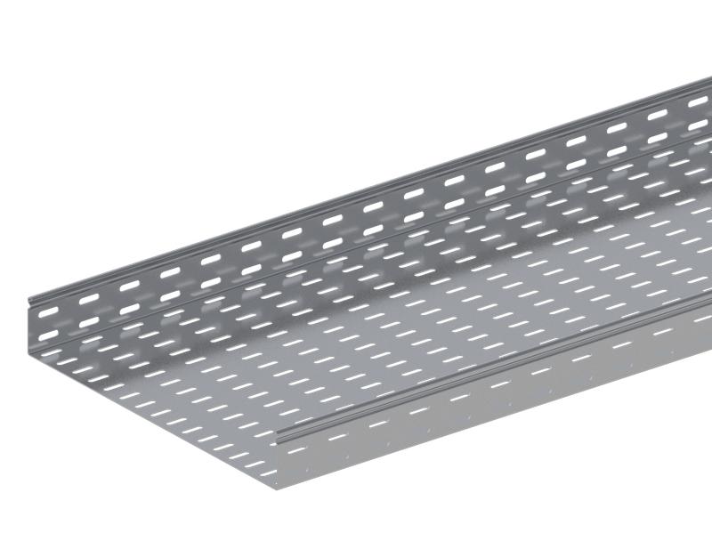 Лоток монтажный прямой замковый перфорированный 600х150 L2000 сталь 1.5мм ЛППЗ.600.150.2000.1.5.1 СОЭМИ Н0121131748