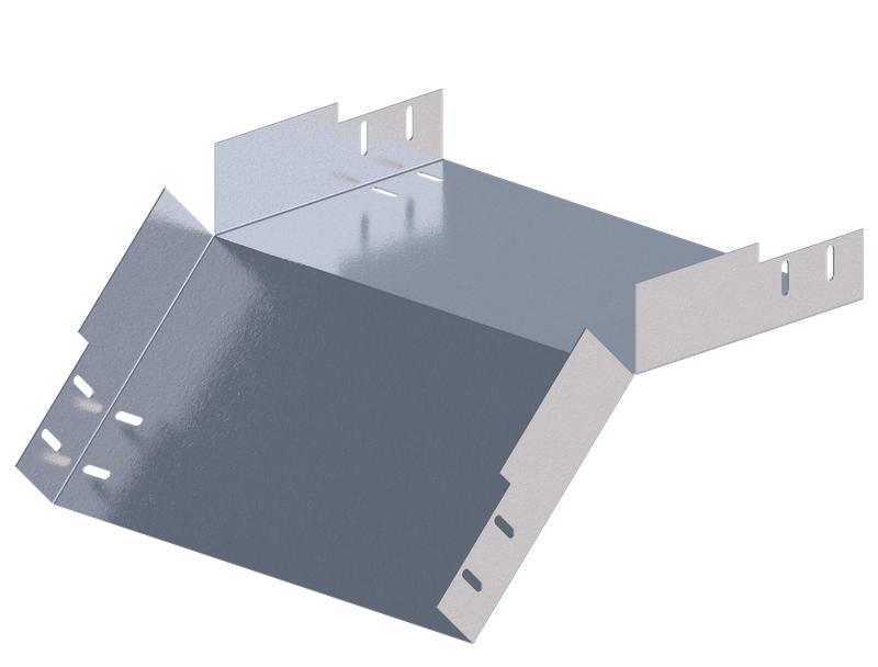 Лоток монтажный угловой 45град. вниз 500х80 сталь 1мм ЛУ45Н.500.80.362.1.1 СОЭМИ Н0121360527