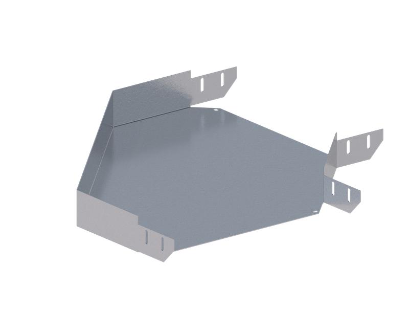 Лоток монтажный угловой горизонтальный 90град. 500х80 сталь 1.2мм ЛУ90Г.500.80.728.1.2.1 СОЭМИ Н0121310537