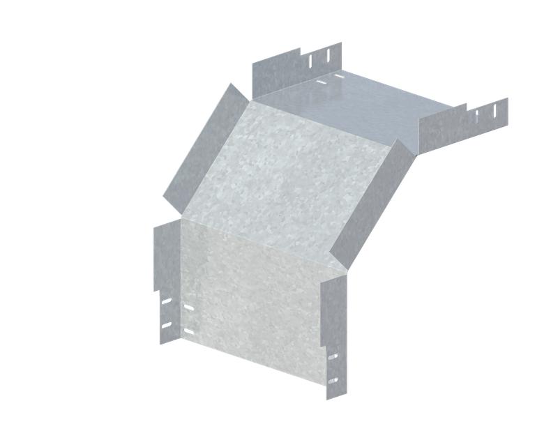 Лоток угловой вертикальный вниз 600х100 сталь 2мм ЛМс-90Н цУТ2.5 СОЭМИ Н0122330658