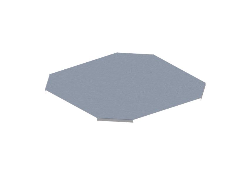 Крышка для лотка X-образ. осн.600 сталь 1.2мм ЛМсК-К цУТ1.5 СОЭМИ Н0121490138