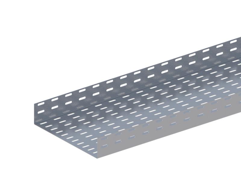 Лоток монтажный прямой перфорированный 300х200 L2000 сталь 1мм ЛПП.300.200.2000.1.1 СОЭМИ Н0121111825