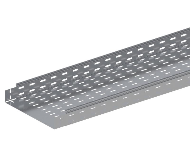 Лоток монтажный прямой перфорированный 300х150 L2000 сталь 1мм ЛППМ.300.150.2000.1.1 СОЭМИ Н0121151725