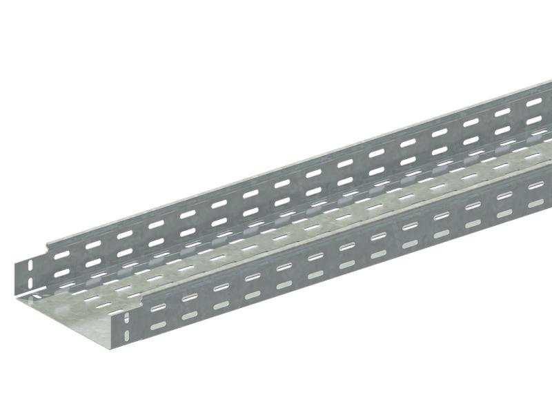 Лоток прямой замковый перфорированный 200х200 L3000 сталь 1.2мм ЛМс-ПЗМ цУТ2.5 монтаж без соединителей СОЭМИ Н0122152834