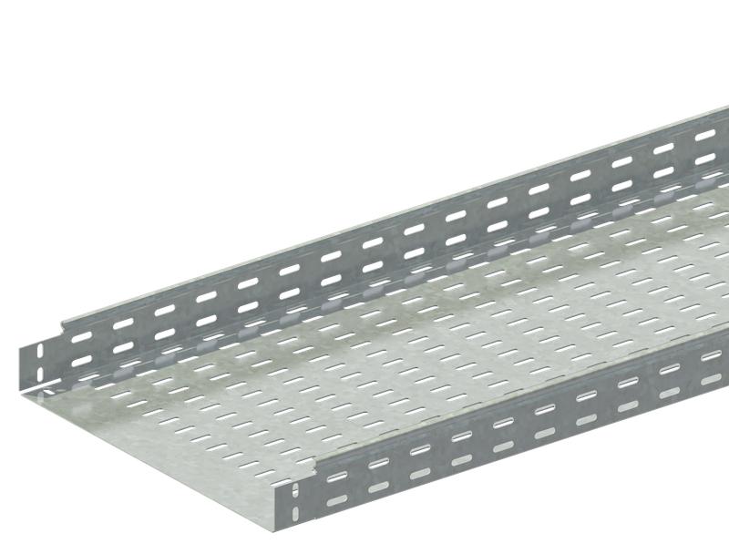 Лоток прямой замковый перфорированный 400х200 L3000 сталь 1.5мм ЛМс-ПЗМ цУТ2.5 монтаж без соединителей СОЭМИ Н0122152846