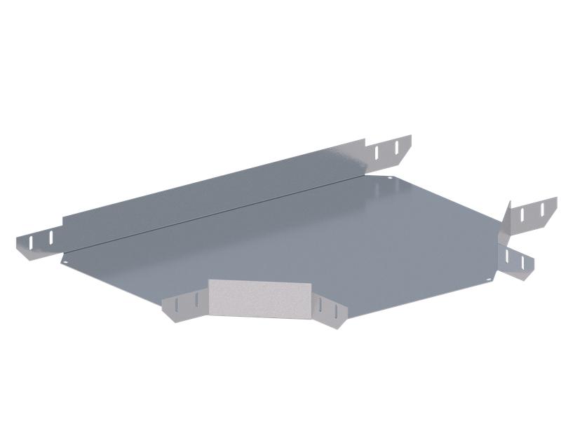 Лоток тройниковый горизонтальный 400х150 сталь 1мм ЛМс-Т цУТ1.5 СОЭМИ Н0121370726