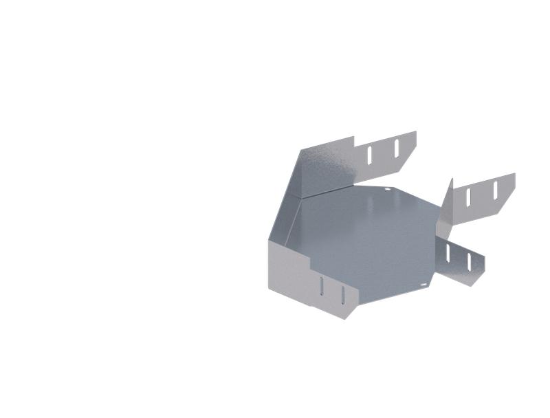 Лоток монтажный угловой горизонтальный 90град. 200х150 сталь 1.5мм ЛУ90Г.200.150.428.1.5.1 СОЭМИ Н0121310744