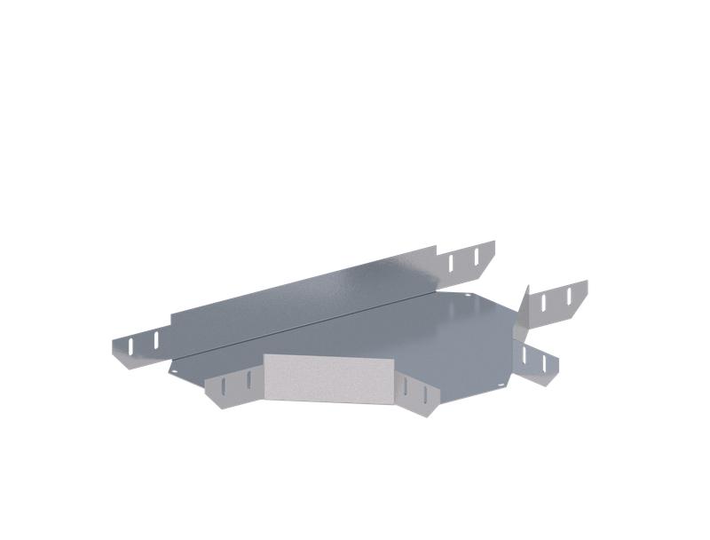 Лоток тройниковый горизонтальный 200х150 сталь 2мм ЛМс-Т цУТ1.5 СОЭМИ Н0121370754